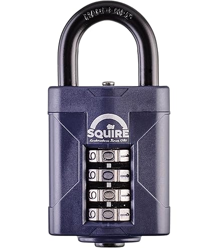 Squire Henry Old English Galvanised Steel Case 4 Lever Padlock